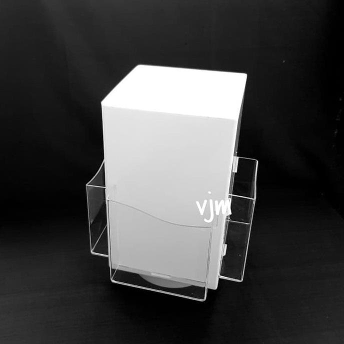

Office & Stationery | Document Organizer | Tempat Brosur Akrilik Putar 4D Putih, Leaflet Holder Acrylic | Best Seller