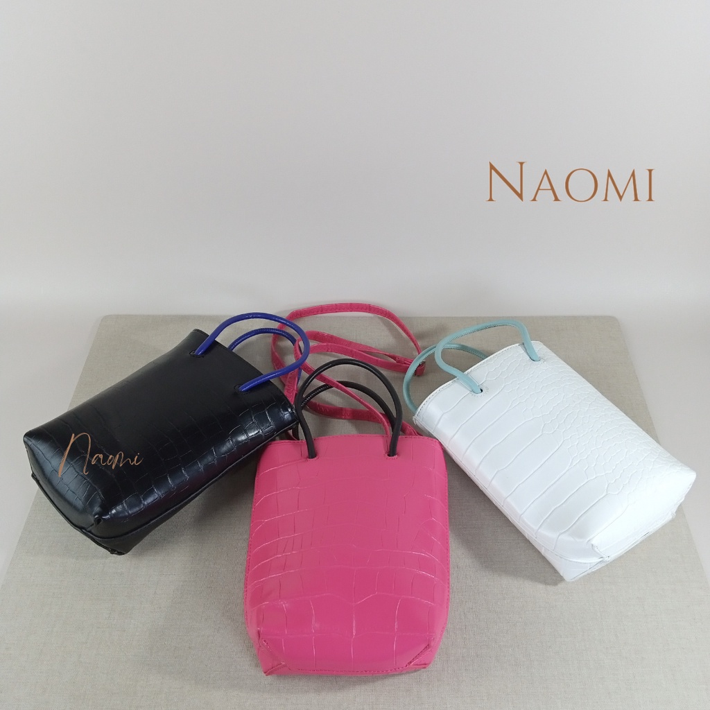 NAOMI - Grace Sling Bag Import - Handbag Tas Wanita Kulit Sintetis - Tas Shoulder Bag - Tas Tenteng - Jinjing Fashion Wanita  - Tas Naomi - Naomi Bag