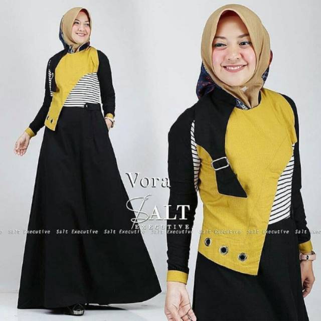 Vora dres/ gamis vora / busana muslim / dres maxi / gamis murah