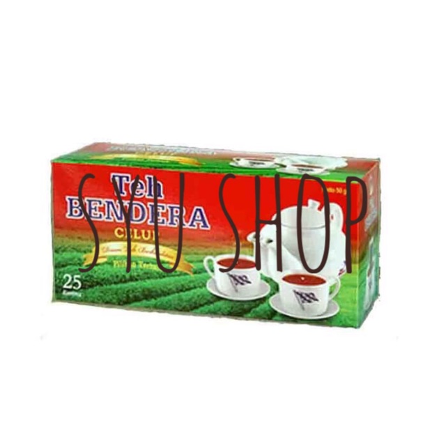 

Teh bendera celup isi 25