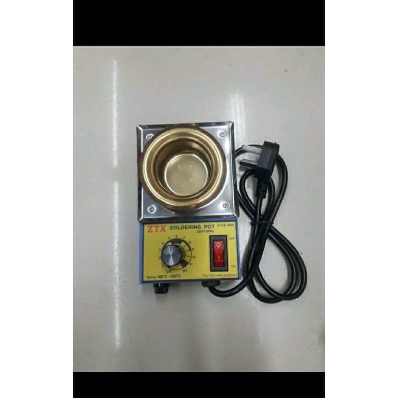 soldering pot kecil merek ZTX 160watt alat untuk memasak / melebur kan timah