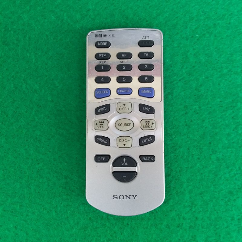 REMOTE TAPE MOBIL SONY SERI RM-X132 ORIGINAL