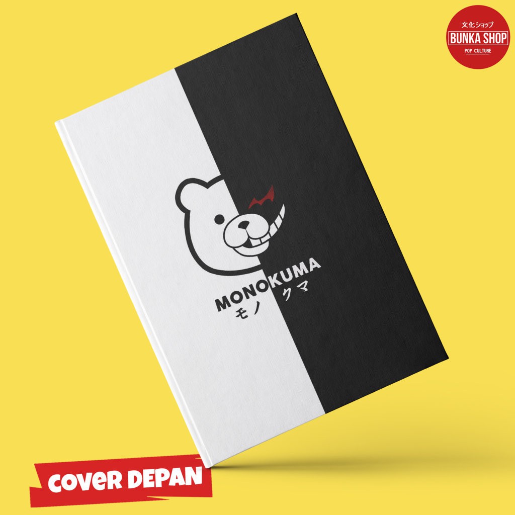 

Note Book Anime Danganronpa Monokuma Hardcover A5 Buku Tulis Catatan Note Agenda Planner Jurnal