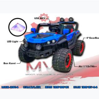  JNE JTR MAINAN  ANAK  MOBIL AKI  JEEP Crawler 4WD MOB 