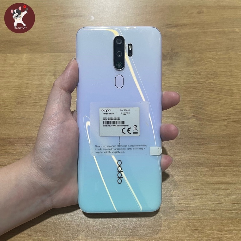 Oppo A9 2020 8/128 GB Second Resmi Imei Terdaftar