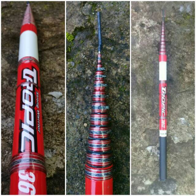 (COD) joran tegek kolong siap pakai centro tropic 360