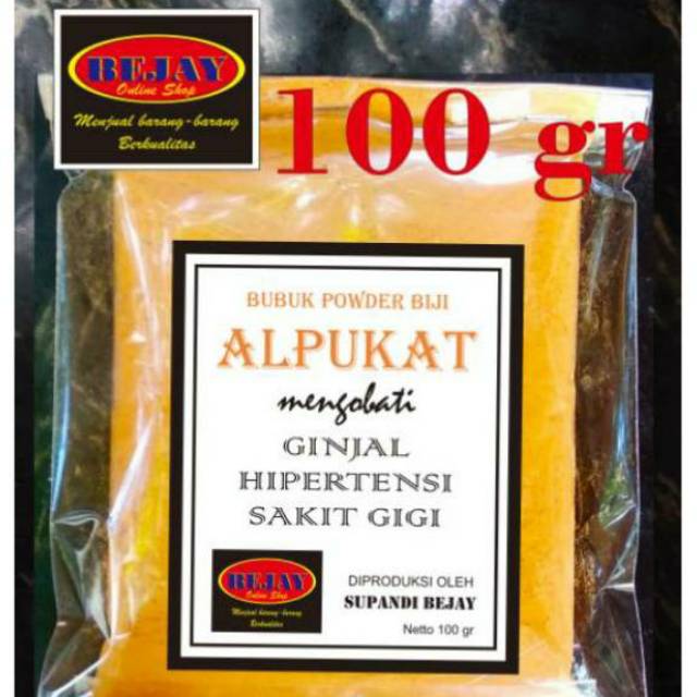 

Bubuk BIJI ALPUKAT MURNI 100gr utk GINJAL SAKIT GIGI