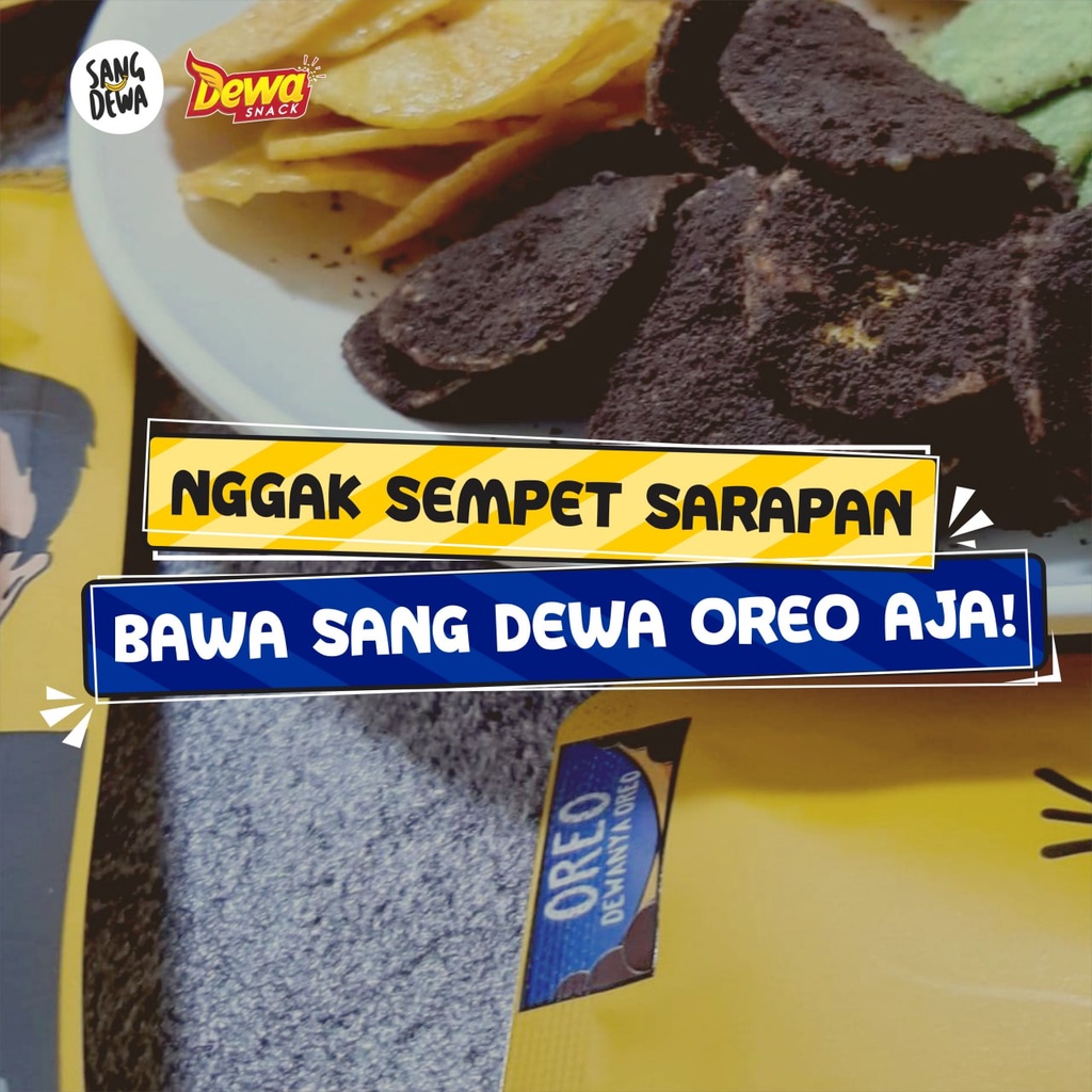 

Keripik Pisang Sang Dewa keripik pisang kekinian varian oreo