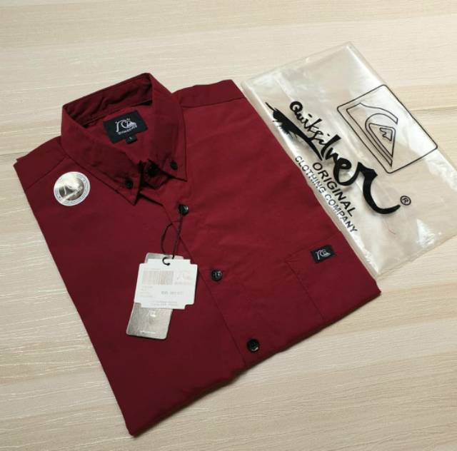 ORIGINAL KEMEJA POLOS DISTRO PRIA LENGAN PENDEK SURFING DAN KERJA KANTOR BAJU FORMAL