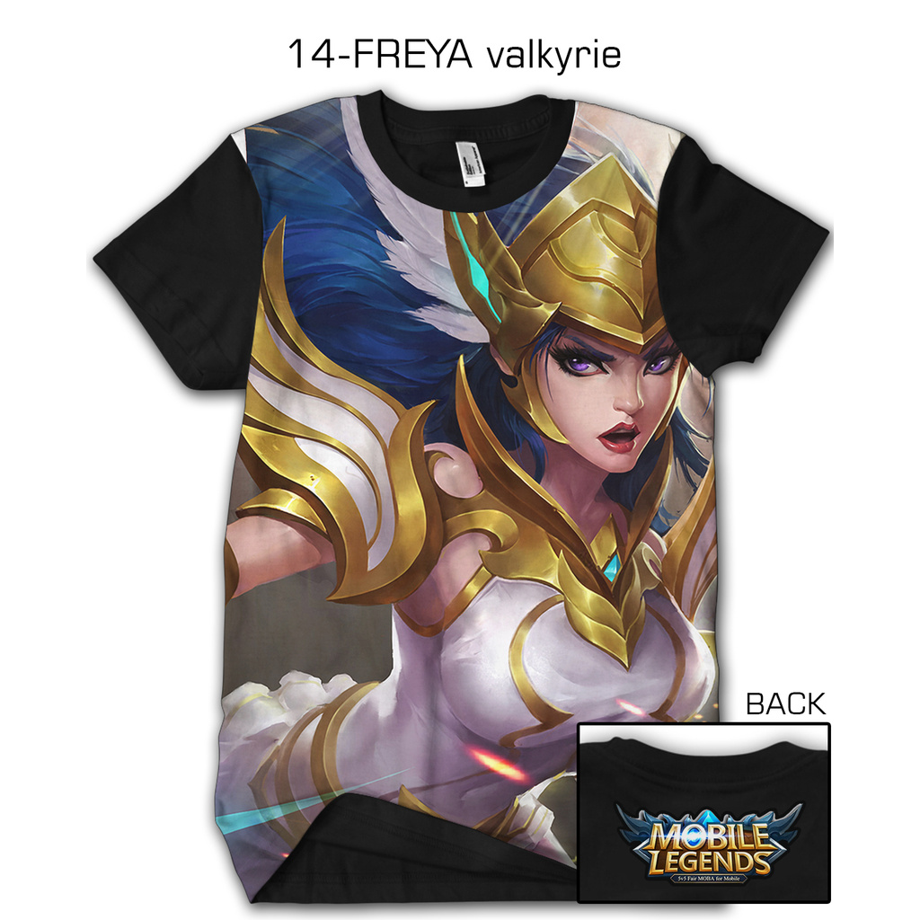 Jual Baju Mobile Legend Anak Freya Valkyrie Kaos Game Mobile Legends # ...