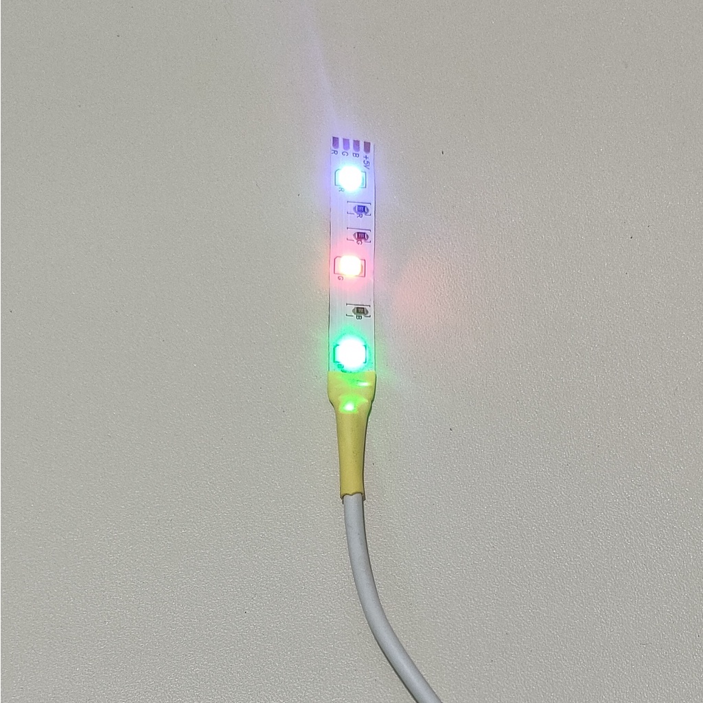 LED Strip 5V RGB + USB Lampu Tipe X Trondol Siap Pakai