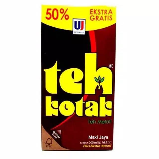 

Teh Kotak Ultra 200ml Extra 100ml = 300ml Rasa Teh Melati