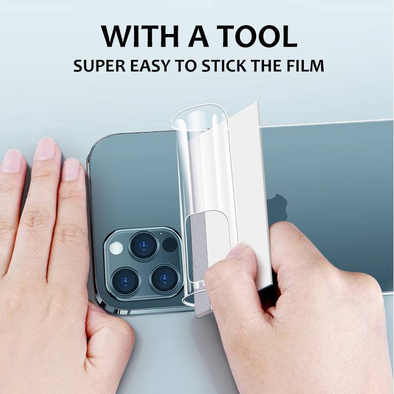 Film Hydrogel Pelindung Layar Depan Belakang Untuk iPhone 13 12 11 Pro Max Mini X XR XS Max 7 8 6 6s Plus SE 2020 2022