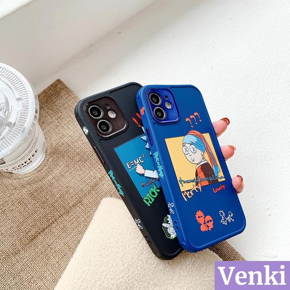 Venki - Soft Case Hp Tahan Goncangan Untuk Iphone 12pro / Max / Se 2020 / 7plus / 8 / Max / Xr / 12pro / Xs / 11 / 8plus