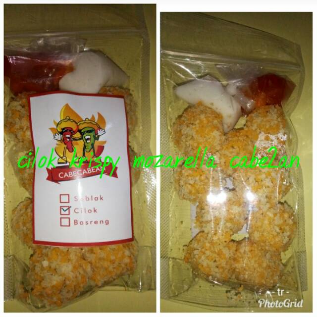

Cilok Crisry Mozarella