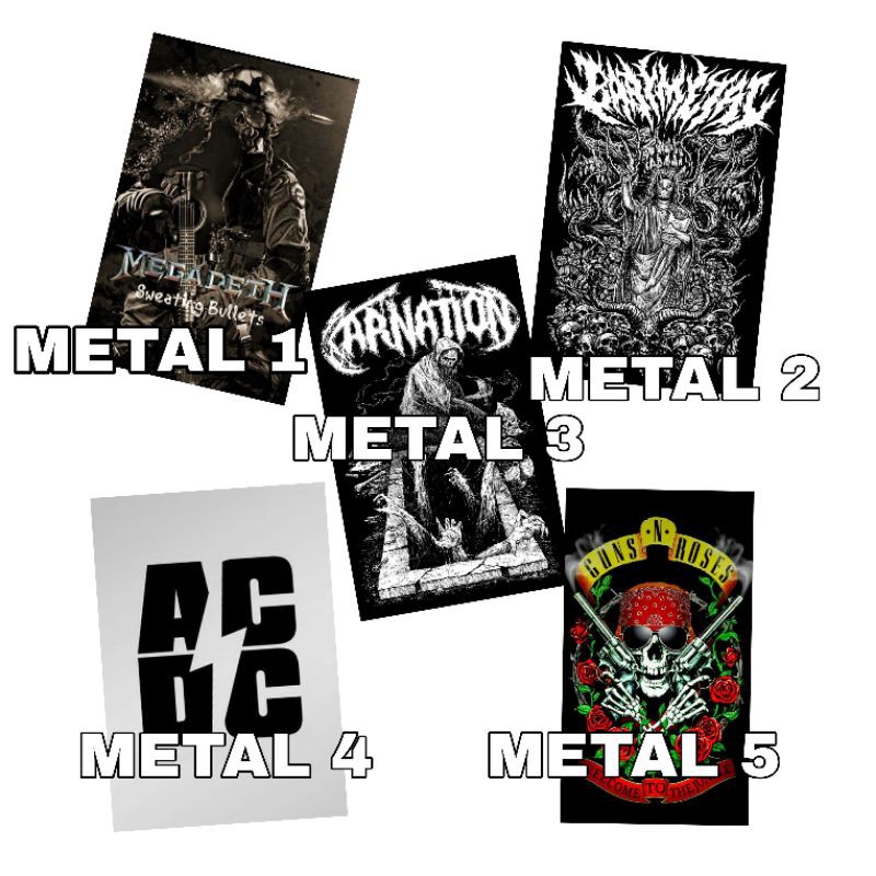 POSTER PAMFLET TERMURAH METAL PILIHAN 2