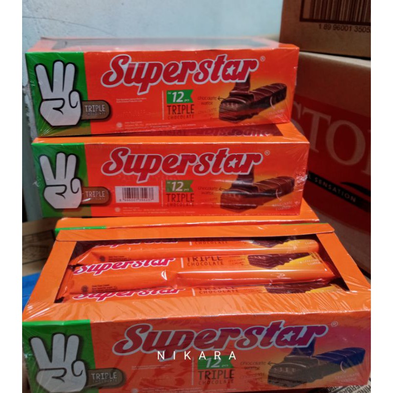 

Superstar Triple Chocolate isi 12 pcs