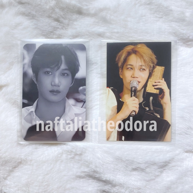 EXO Kai GS25 3D Figure Photocard Filmlive Japan Tour Dvd Benefit Visual Sticker (Pair)