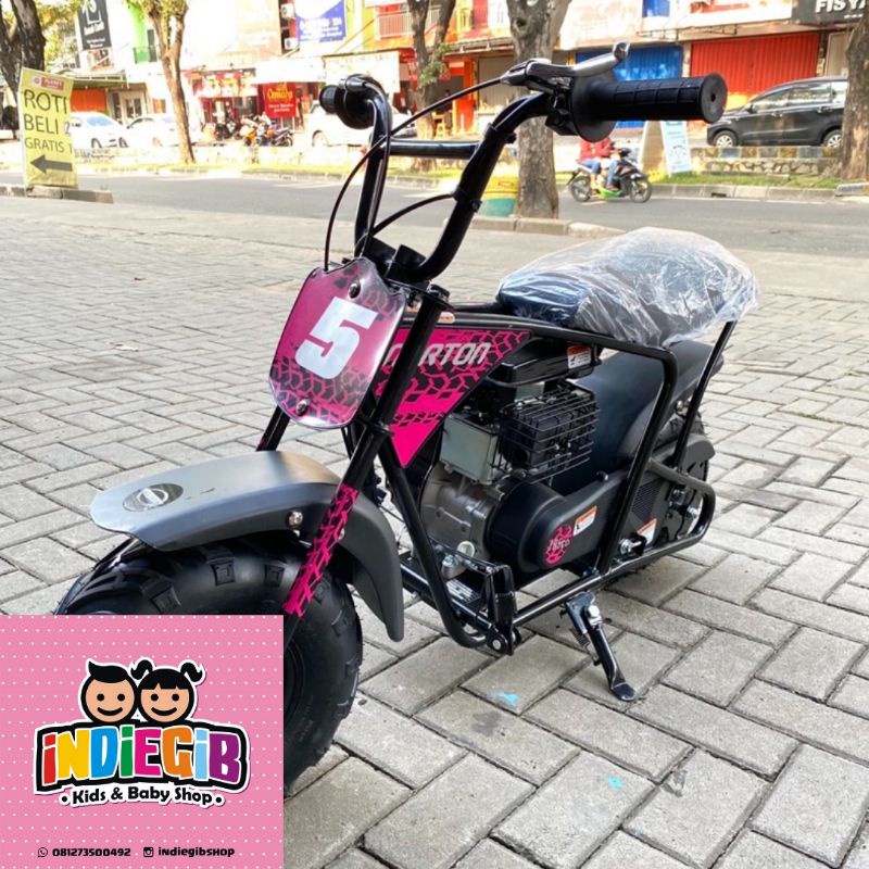 Motor Mini NORTON 105CC 4tak Automatic Old Mini Bikes Motor Coleman