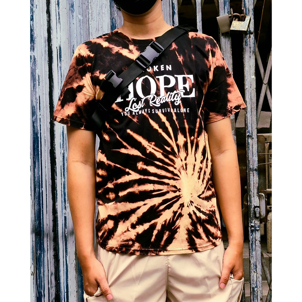 BAJU KAOS/T-SHIRT TIE DYE PRIA WANITA &quot;HOPE&quot; ORIGINAL PREMIUM TIE DYE / KAOS SABLON By Mystericou