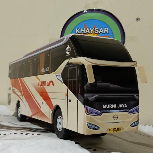 Miniatur bus bis sr2 murni jaya