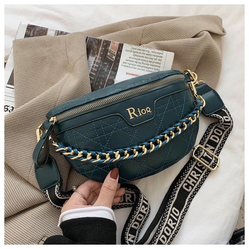 ✨✨HOT SALEE✨✨ TAS SLINGBAG SHOULDER BAG DADA PINGGANG STRAP IMPORT WANITA CEWEK RANTAI JALAN LB- 176