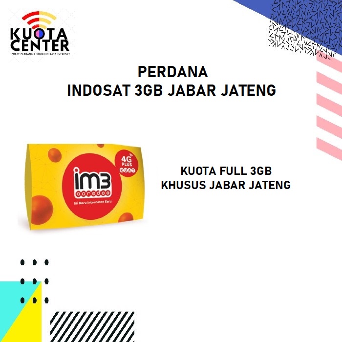 SP INDOSAT 3GB JABAR JATENG