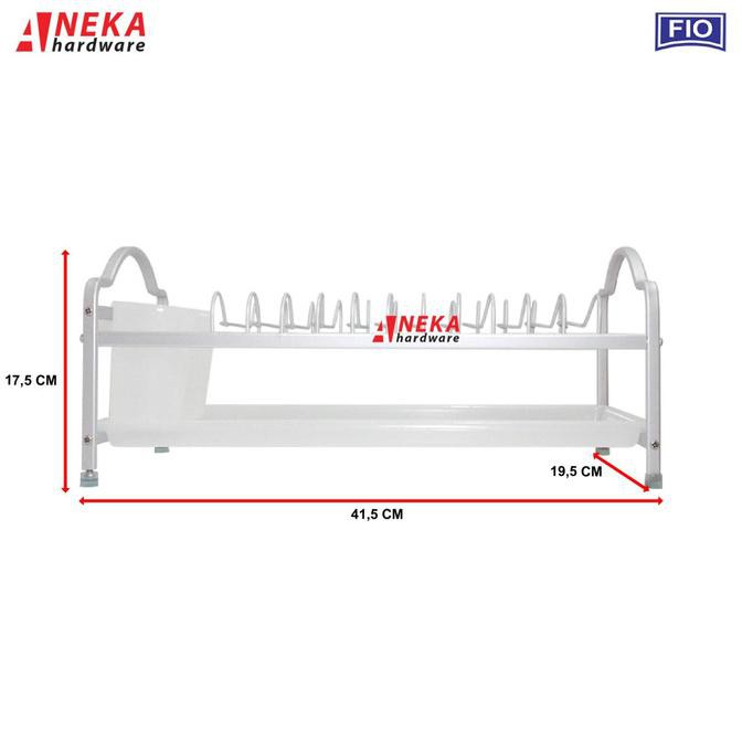Rak Piring Alumunium Kecil Fiorentino F10015 / Rak Piring Dapur Mommybusana