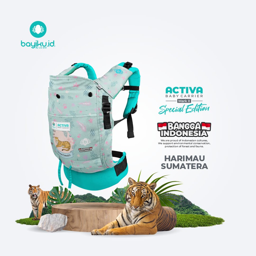 Gendongan Bayi Activa Baby Carrier SSC - Merk Bayiku.id Original