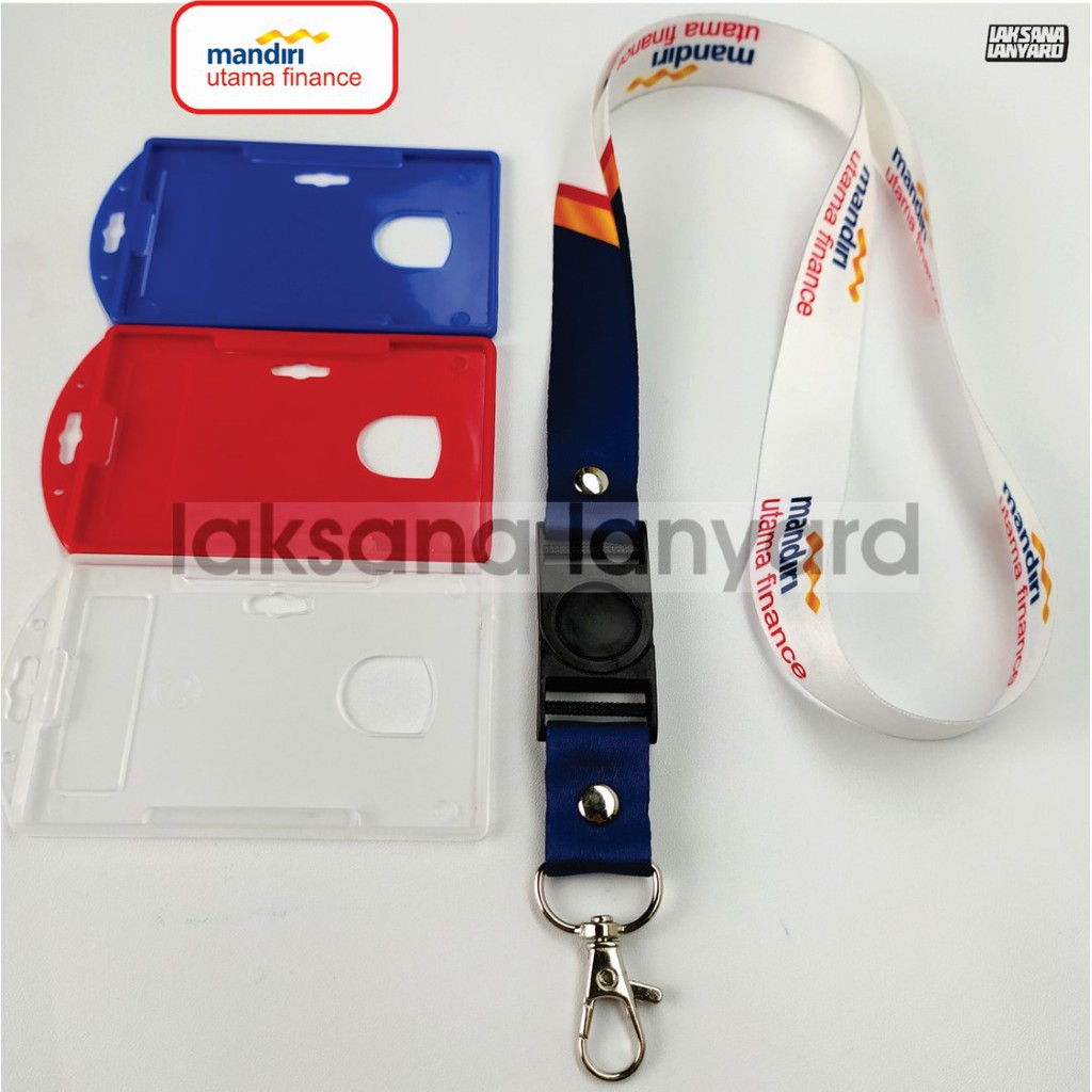 

LANYARD TALI ID CARD MANDIRI UTAMA FINANCE plus HOLDER
