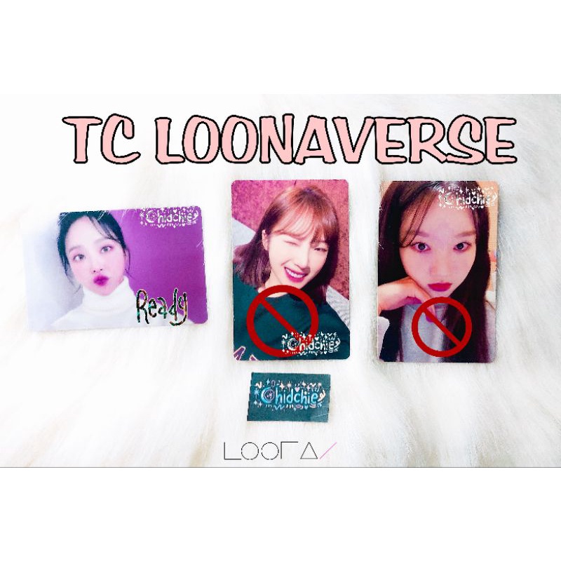 TC LOONAVERSE TRADING CARD LOONA GOWON HASEUL VIVI PHOTOCARD PC LOONAVERSEFROM