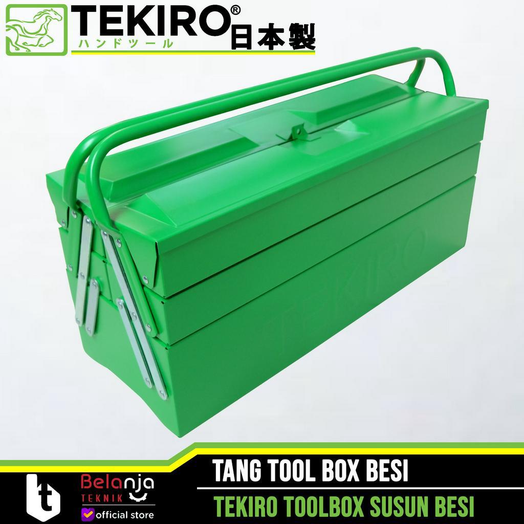 Jual Tekiro Toolbox Besi 3 Susun Tool Box Tempat Kunci Perkakas Metal ...