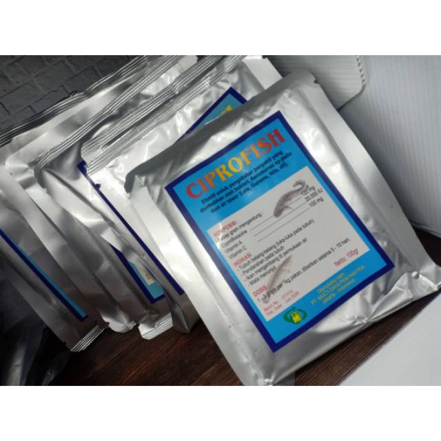 Cipro Fish / Obat ikan aeromonas