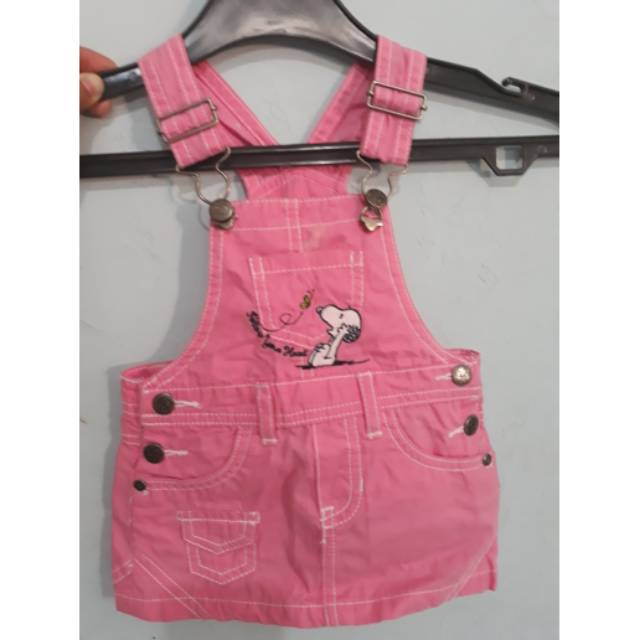 Overall snoopy preloved