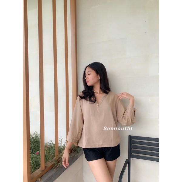 Kemeja basic // kemeja oversize // korean look casual-5