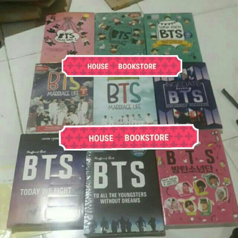 1 PAKET 9 NOVEL BEST SELLER BTS KERTAS BOOKPAPER