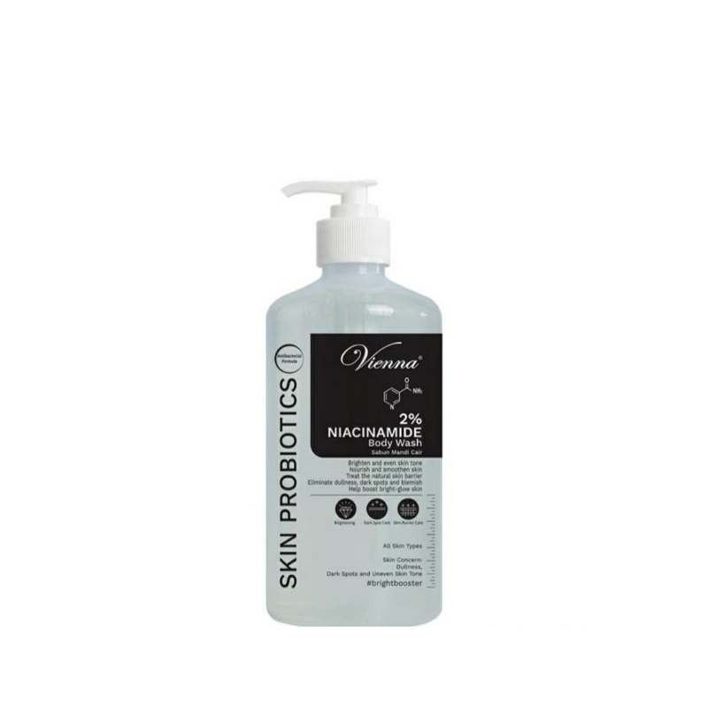 Vienna Skin Probiotics Body Wash 2%Niacinamide 500mL