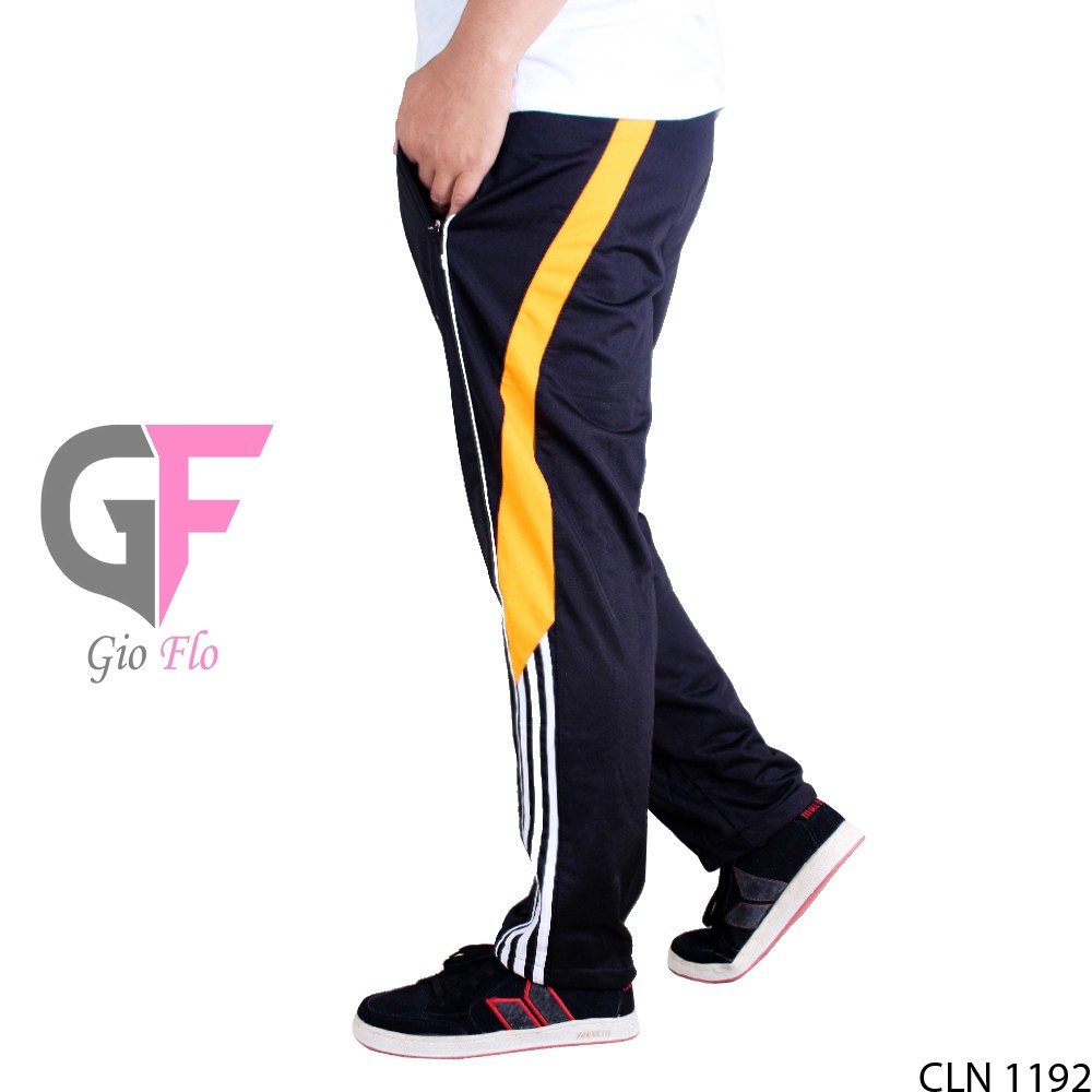 GIOFLO Celana Olahraga Panjang Cowok Keren Yellow / CLN 1192