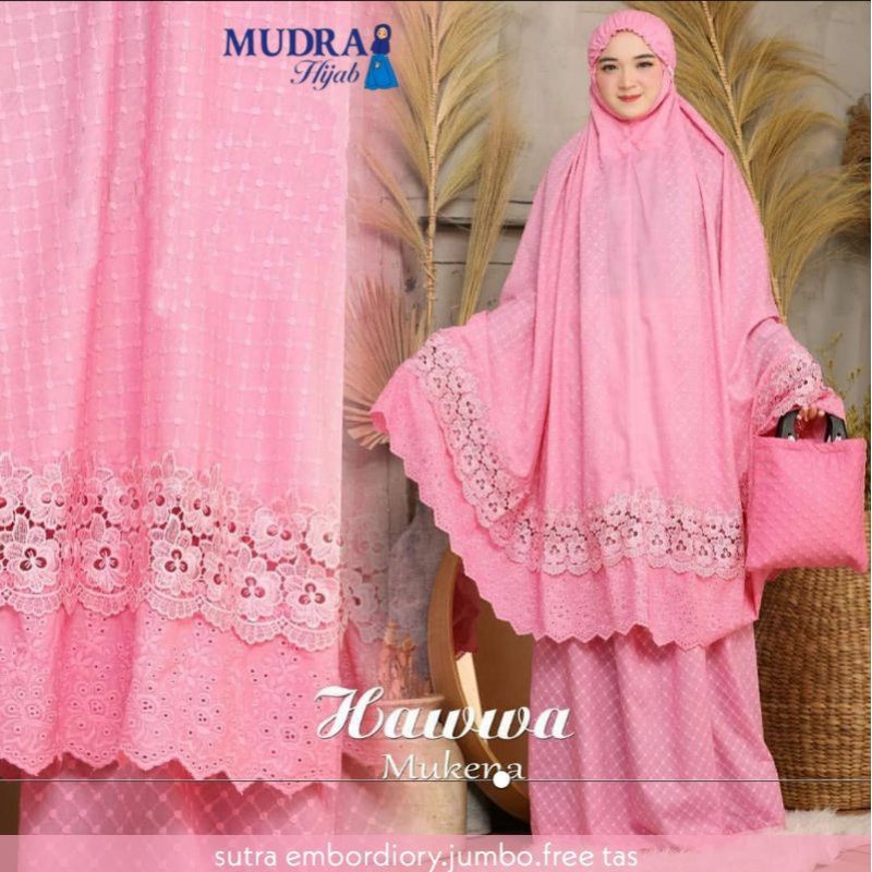 Mukena Hawwa + Balqis Jumbo BEST SELLER FREE TASBIH⭐️ori Kalila Cahaya shop Ama Najwa Mudra Nadhifa 