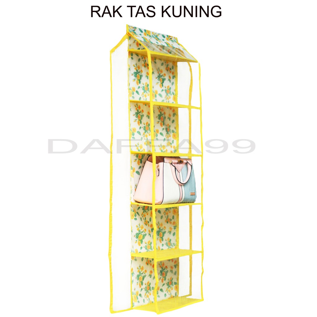 Rak Tas Gantung Polos Full Resleting