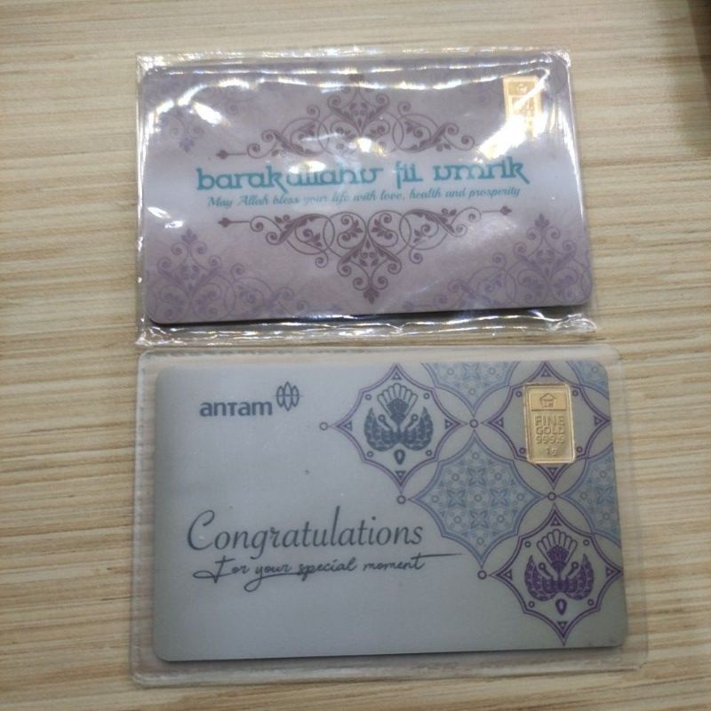 0.5 dan 1gr (GRAM) LOGAM MULIA/LOGAM MULIA ANTAM/LM/EMAS ANTAM Gift Series