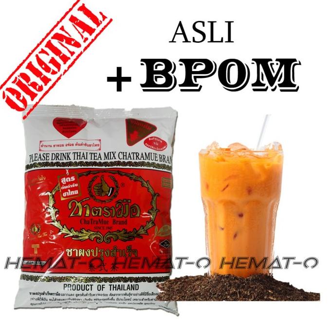 

(BISA COD) (ORIGINAL + BPOM) Chatramue Number One Brand THAI TEA 400 gr TERBARU Kode 793