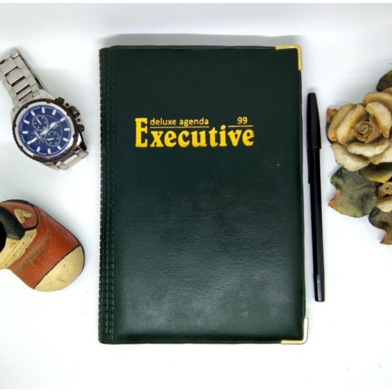 

Note Book Buku Tulis Buku Catatan Murah Agenda EXECUTIVE 99 Hijau