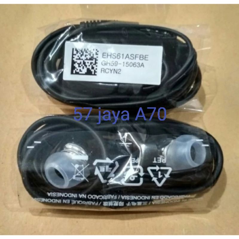 Headset Handsfree Earphone Samsung A70 A51 A50 Original