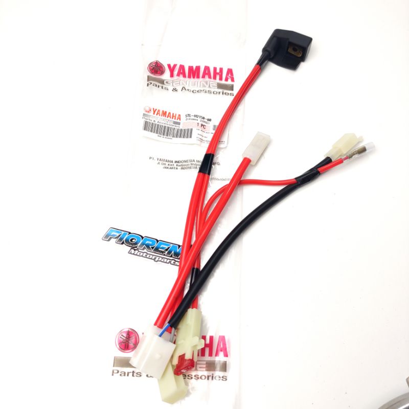 KABEL AKI POSITIF  + RUMAH SIKRING MIO KARBU . MIO SMILE 5TL-H2150-00 ORIGINAL YGP YAMAHA GENUINE