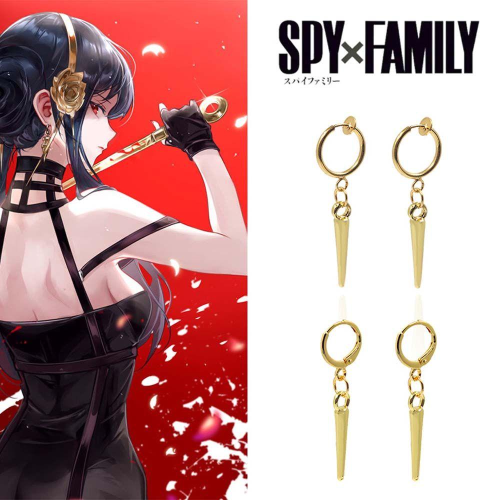 NEEDWAY Anime Gantungan Kunci Wanita Unisex Anime Cosplay Props Perhiasan Aksesoris Joel Menjuntai Anting