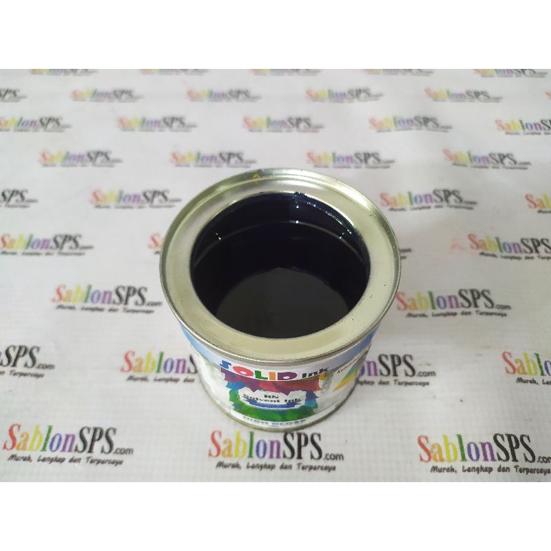 TINTA SABLON PVC SOLVENT BASED 200 gr PERMANENT BLUE KERTAS VINYL AKRILIK KULIT SINTETIS