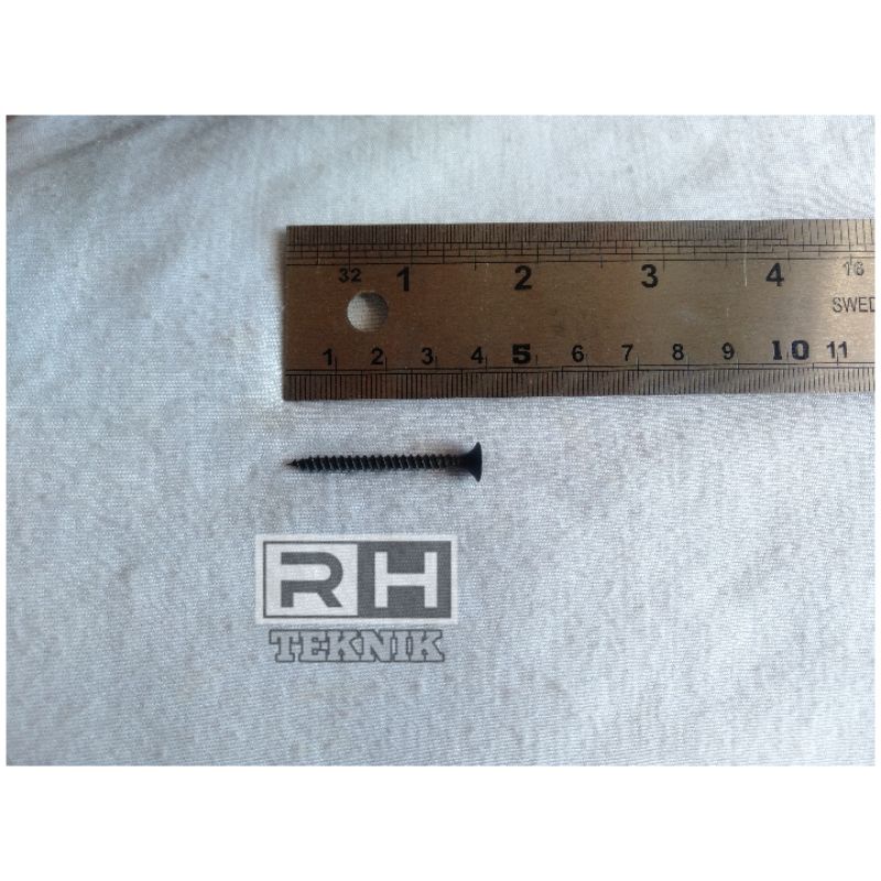Skrup Drywall / Sekrup Gipsum / Skrup hitam-4cm