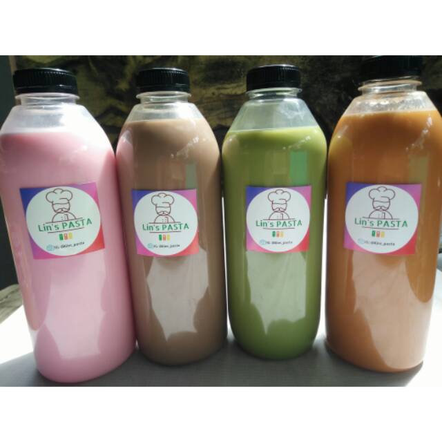 

Minuman aneka rasa 1 liter, strawberry lady, MILO,THAI TEA LATTE, GREEN TEA LATTE