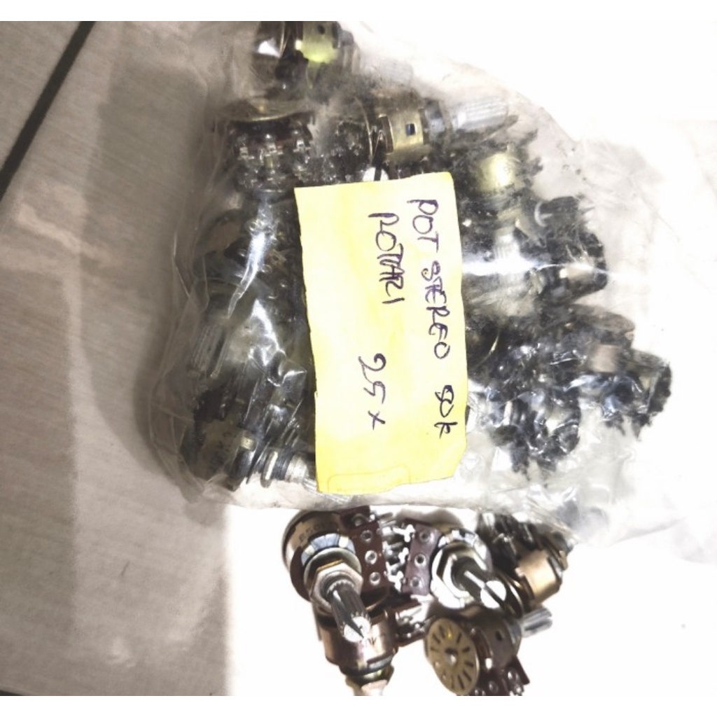 POTENSIO STEREO 50K ROTARY